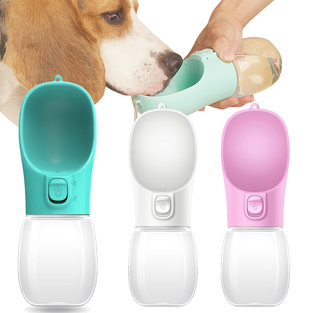Leak-Proof Portable Water Bottle for Dogs & Cats — Ideal for Walks & Travel