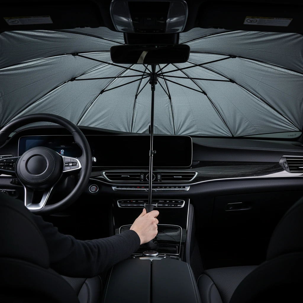 Pare-Soleil Parapluie Pliable – Protection UV Pare-Brise